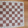 Доска шахматная виниловая 51 см. под дерево (ПРЕМИУМ). арт. WG-QP56W